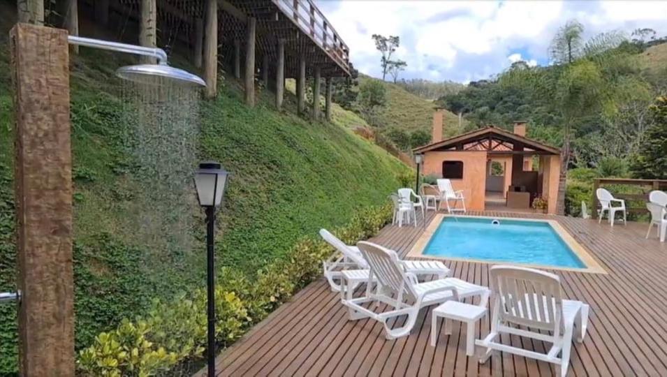 Pousada Estancia Shangri-La Cunha Exterior foto